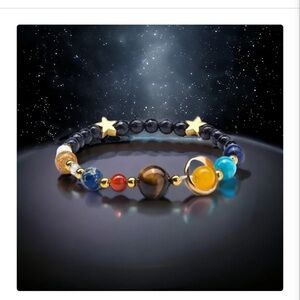 Elegant Solar System Bracelet